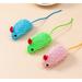 NUOLUX 6Pcs Cats Mouse Toys Plush Mouse Toy Cat Teasing Toy Interactive Cat Toy Mice Cat Toy Mouse