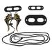 Lizard Traction Rope 1 Set of Lizard Traction Rope Adjustable Lizard Reptiles Harness Hauling Rope