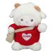 Sheep Stuffed Animal Cute Look Soft Skin Friendly Fabric Sheep Plush Toy Cute Plush Toy for Kids for Bedroom Office