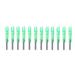 NUOLUX 12pcs Archery LED Lighted Arrow Hunting Luminous Arrow Tails Bow Accessories Internal Arrow End Fit 6.2mm Arrow Shaft (Green)