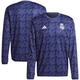 "Real Madrid adidas Pre Match Warm Top - Navy"