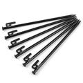 TOMSHOO Tent Pegs /12 Inch Tent Outdoor Canopy Tent 6PCS Heavy Duty Steel Tent Heavy Duty Inch Tent 6PCS Inch /12 Inch Tent Stakes Outdoor 8 Inch /12 ERYUE BUZHI HUIOP SIUKE IUPPA Tent Ss Outdoor