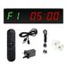 WINDLAND Gym Timer Clock Remote Control Fitness Interval Timer LED Digital Gym Wall Clock