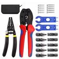 Dazzduo Pliers suit PV 2pcs Spanner Solar PV Crimper 5 Pairs 2pcs Spanner Wrench Wire Crimper 5 Wrench 2.5/4/6mmÂ² Solar 5 Pairs Solar Spanner Wrench 2.5/4/6mmÂ² Tool Kit PV Panel Tool