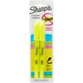 Sharpie Pocket Accent Highlighters Narrow Chisel Yellow 2 ea (Pack of 6)