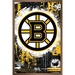 NHL Boston Bruins - Maximalist Logo 23 Wall Poster 22.375 x 34 Framed