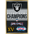 NFL Las Vegas Raiders - Champions 23 Wall Poster 22.375 x 34 Framed