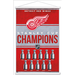 NHL Detroit Red Wings - Champions 23 Wall Poster with Magnetic Frame 22.375 x 34