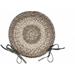 | Ashwood Premium Braided Collection | Primitive Rustic Country Farmhouse Style | Jute/Cotton | 30 Days Risk Free| Accent Rug/Door Mat | 15 Round Chair Covers