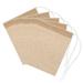 300pcs Disposable Tea Filter Bags Coffee Filter Tea Making Bag Packaging Bag (Light Brown)