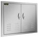 VEVOR 31 BBQ Access Door Stainless Steel 31W x 31H Inch Double Door