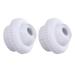 Mdesiwst 2Pcs Adjustable Pool Jet Nozzles Directional Flow Eyeball Inlet Jet 1-1/2 Inch Thread Durable Plastic SPA Return Jet Fittings