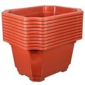 10 Pcs Flowerpot Bonsai Tree Large Flower Pot Plastic Flower Pot Bonsai Planter Pot Large Bonsai Pot Office