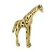 Etereauty Brass Giraffe Statues Brass Animal Figurine Brass Animal Decorations Home Supplies