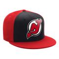 Men's Starter Black/Red New Jersey Devils Logo Two-Tone Snapback Hat