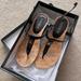 Ralph Lauren Shoes | Brand New Ralph Lauren Wedge Sandals | Color: Black | Size: 7
