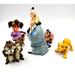 Disney Toys | Disney Lot Of 4 Toys Mulan, Simba, Chicken Little, Chip & Dale Cartoon Movie | Color: Red | Size: Osbb