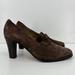 Gucci Shoes | Gucci Suede Heels Vintage Made In Italy Brown Genuine Leather Women's 9 B | Color: Brown | Size: 9