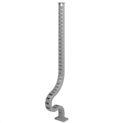 Dataflex Addit Kabelführung mit Magnet für Steh-Sitz Tisch 130 cm, grau (34.462) Image