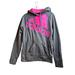 Adidas Tops | Adidas The Go To Hoodie Womens Medium Athletic Clima Warm Gray Pink Lightweight | Color: Gray/Pink | Size: M