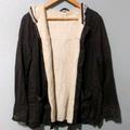 Free People Jackets & Coats | Free People Jacket Size Small Brown And Tan | Color: Gray/Green | Size: S