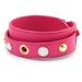 Louis Vuitton Jewelry | Louis Vuitton Bracelet Spike It M6691 Pink Leather Bangle Ladies | Color: Pink | Size: Os