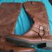 American Eagle Outfitters Shoes | American Eagle Brown Knee High Wide Calf Boots | Color: Brown | Size: 10