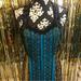 Free People Dresses | Free People Star Dust Beautiful Long Maxi Dress Size 4 Rare Bohemian Full Length | Color: Blue/Gold | Size: 4