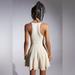 Urban Outfitters Dresses | Blaire Pointelle Collared Mini Dress Urban Outfitters | Color: Cream | Size: S