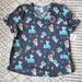 Disney Tops | New Disney Frozen Olaf Scrub Top | Color: Gray | Size: Various