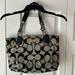 Coach Bags | Coach Shoulder Bag, Gray/Black. 15 Inches Wide By 9.5 Tall. Dust Bag Included | Color: Black/Gray | Size: Os