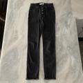 Madewell Jeans | Madewell Jeans 10” High Rise Skinny Berkeley Frayed Preppy Classic Jeans | Color: Black | Size: 23