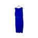Ralph Lauren Dresses | Lauren Ralph Lauren. Blue V Neck Sleeveless Ruched Stretch Dress Size 6 | Color: Blue | Size: 6
