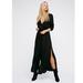 Free People Dresses | Free People Your Love Maxi Shirt Dress In Black | Color: Black | Size: Xs