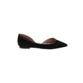 Sam Edelman Flats: Slip On Chunky Heel Casual Black Print Shoes - Women's Size 6 - Pointed Toe