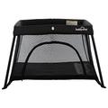 Lightweight Travel Cot + Playpen with Mattress and Carry Bag in Black by Babyway