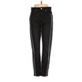 7 For All Mankind Jeggings - Mid/Reg Rise: Black Bottoms - Women's Size 27