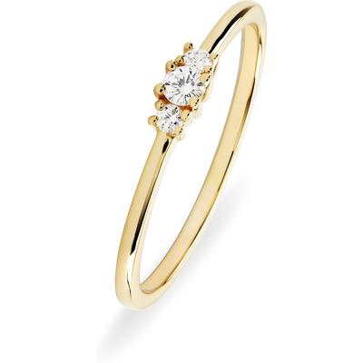 CHRIST - Damenring 375er Gelbgold Ringe 1 ct Image