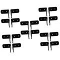 SUPVOX 10 Pairs Tennis Stick Hanger Baseball Bat Holder Baseball Bat Rack Bat Display -mounted Bat Rack Decor Tennis Racket Softball Bat Hockey Bat Stand Baseball Bat Stand Golf