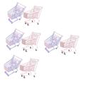 TOYANDONA 8 Pcs Mini Shopping Cart Supermarket Cart Storage Toy Supermarket Cart Toy Kids Shopping Cart Kidcraft Playset Miniature Storage Supermarket Cart Desktop Alloy Child Picnic Basket