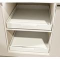 Hedywei Set of 2 Pull Out Cabinet Drawer Shelf Organizer, Slide Out Drawer Storage Shelves for Kitchen Cupboard, Roll-Out Extendable Sliding Drawer (30 CM W x 43 CM D x 7CM H)