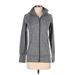 Eddie Bauer Zip Up Hoodie: Gray Marled Tops - Women's Size X-Small