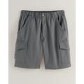 Blair Men's JohnBlairFlex Relaxed-Fit Full-Elastic Cargo Shorts - Grey - 54