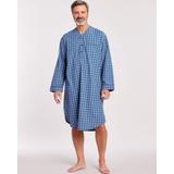 Blair Men's John Blair Broadcloth Sleep Nightshirt - Blue - M/L