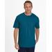 Blair Men's John Blair Everyday Jersey Knit Short-Sleeve Two-Pocket Tee - Blue - LGE