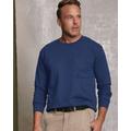 Blair Men's John Blair Everyday Jersey Knit Long-Sleeve Pocket Tee - Blue - 5XL