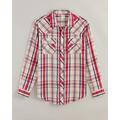 Blair Men's Haband Long-Sleeve Snap-Tastic Western Shirt - Red - 4XL - 4xl