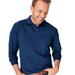 Blair Men's John Blair Long-Sleeve Piqué Polo - Blue - LGE