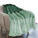 Pavilia Fluffy Sherpa Throw Blanket Ombre for Couch Sofa Bed, Purple, 50x60 Polyester in Green | 60 H x 50 W in | Wayfair P-B3019-GN
