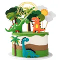 Décoration de gâteau en forme de dinosaure en 3D pour homme accessoire de fête arbre arbre Chi